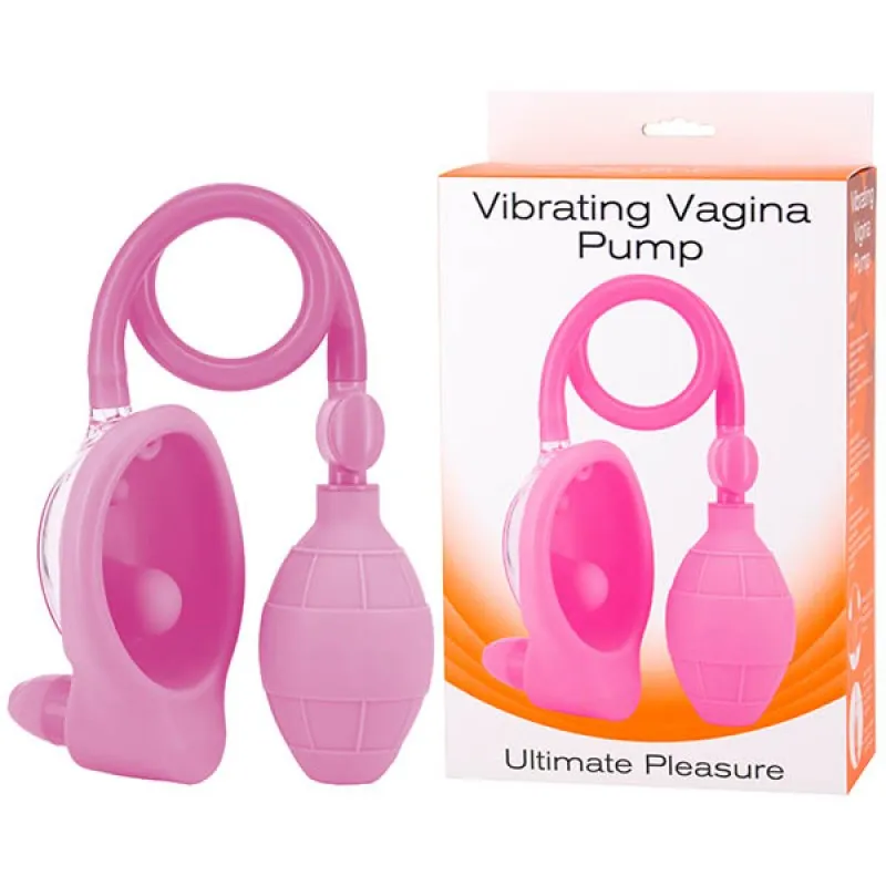 Seven Creations Vibrating Vagina Pump - Pink
