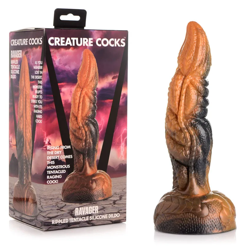 Creature Cocks Ravager Rippled Tentacle Dildo