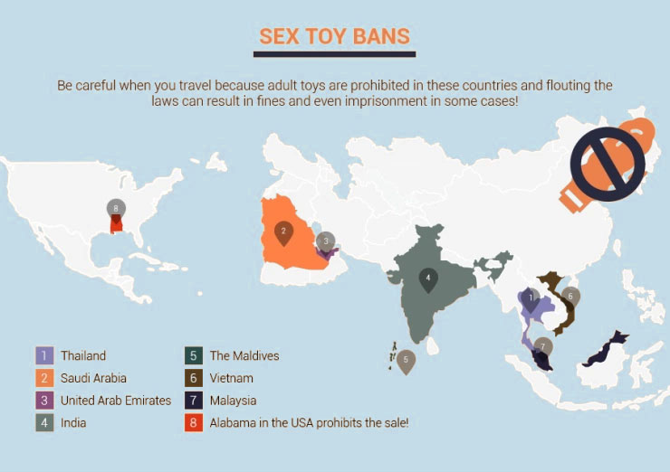 sex toy banned countries