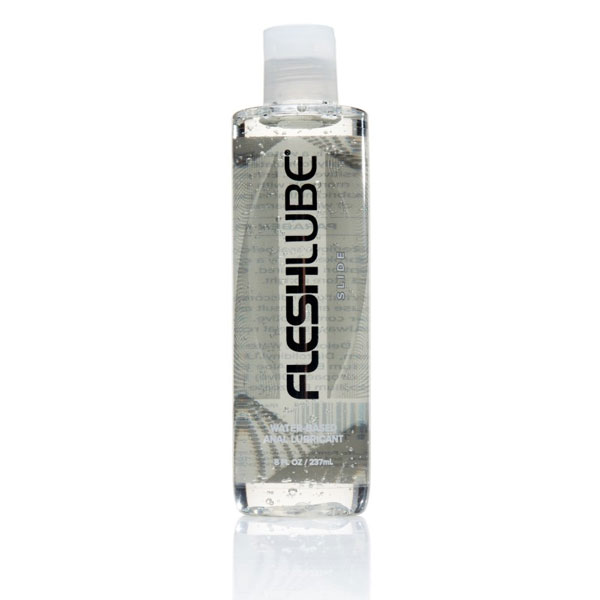 a bottle of Fleshlube Slide lube