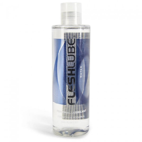 a bottle of Fleshlube Water lube
