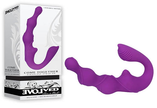Come Together Vibrating Strapless Strap-on