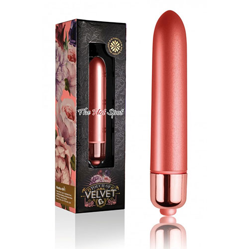 Rocks Off Touch Of Velvet Peach Blossom Bullet Vibrater