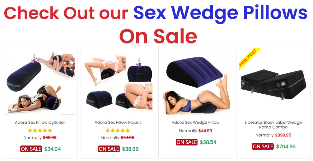 sex wedge pillows on sale