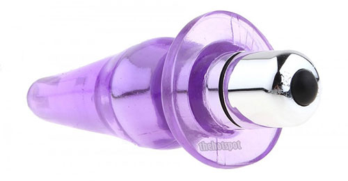 adora purple vibrating butt plug