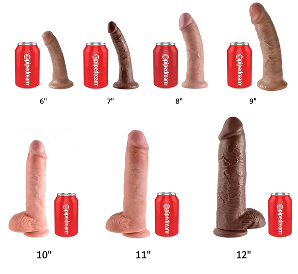 dildo size chart