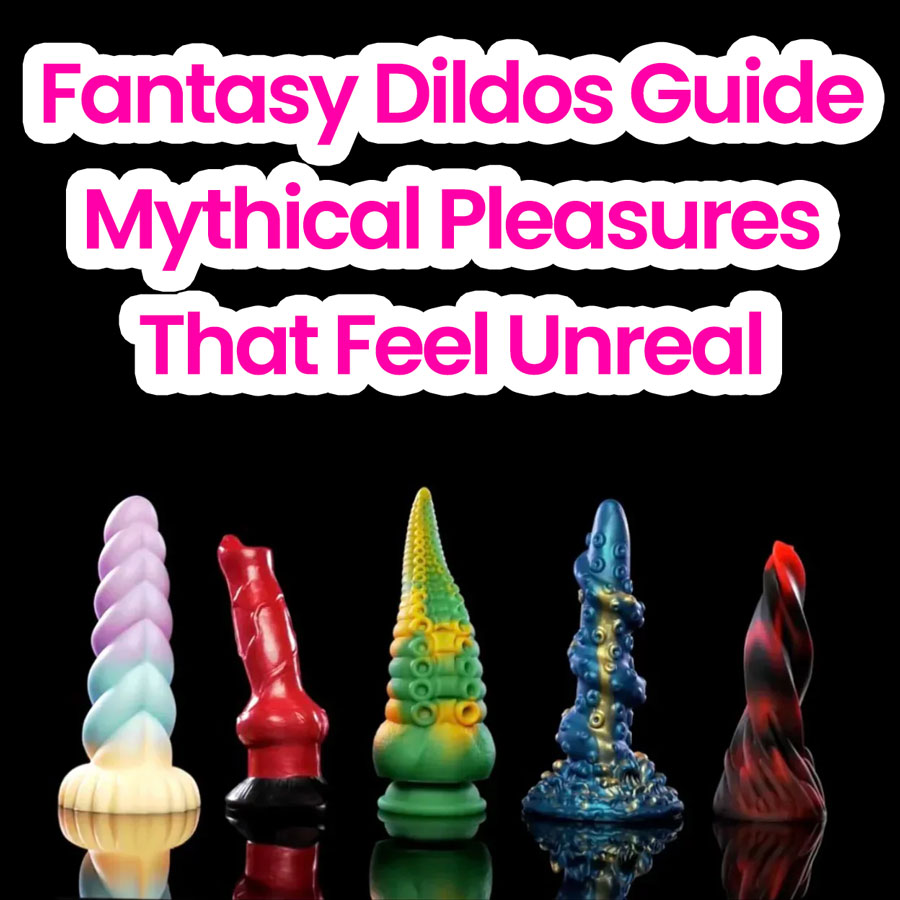 An array of stunning looking fantasy dildos