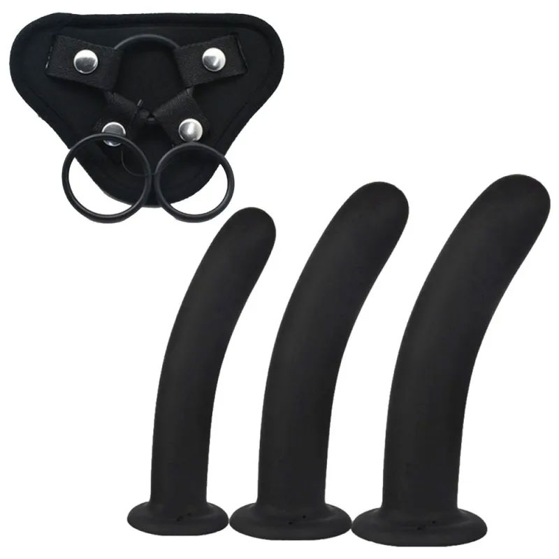 Advanced pegging kit with 3 dildo sizes