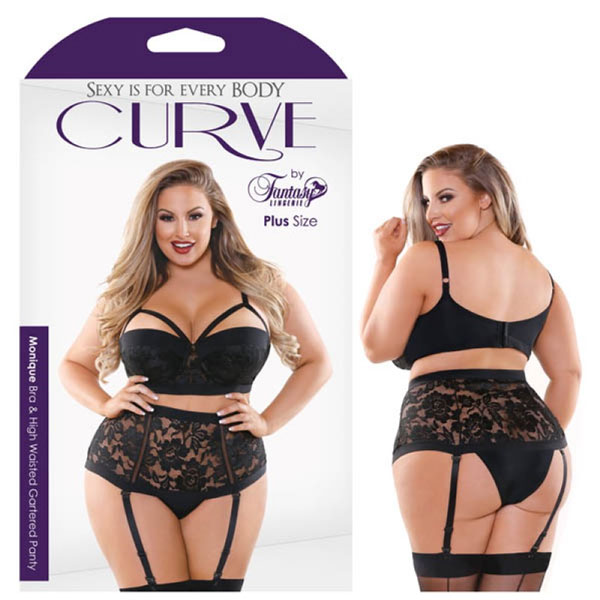 fantasy curve plus size bra and panties