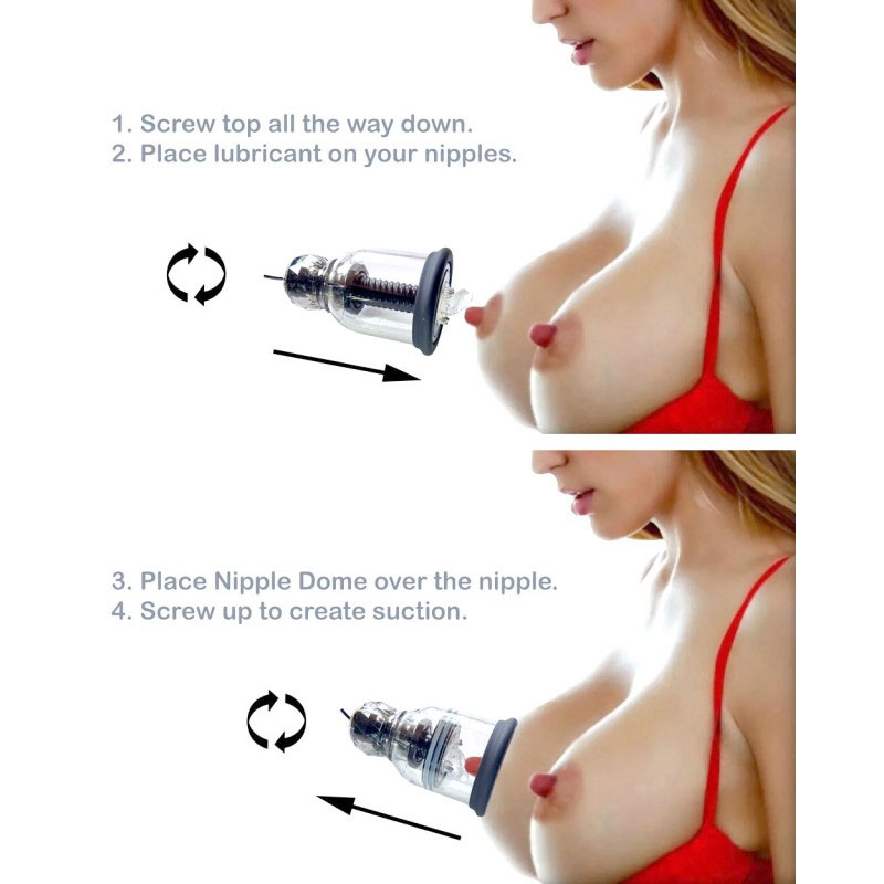 An image showing the use of nipple suckers for nipple stimulation, a technique commonly used in the science behind it.