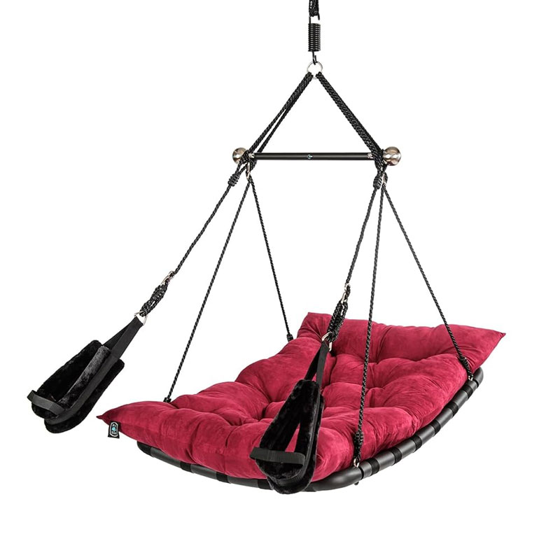 a sex swing with a padded seat