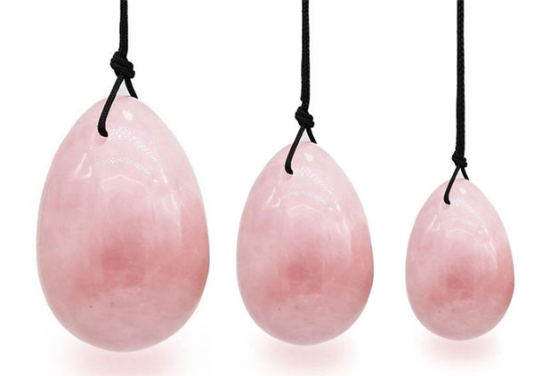 Rose Quartz Crystal Yoni Eggs